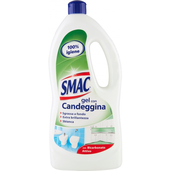 Smac Igienizzante Gel Con Candeggina Detergente Bagno ml. 850